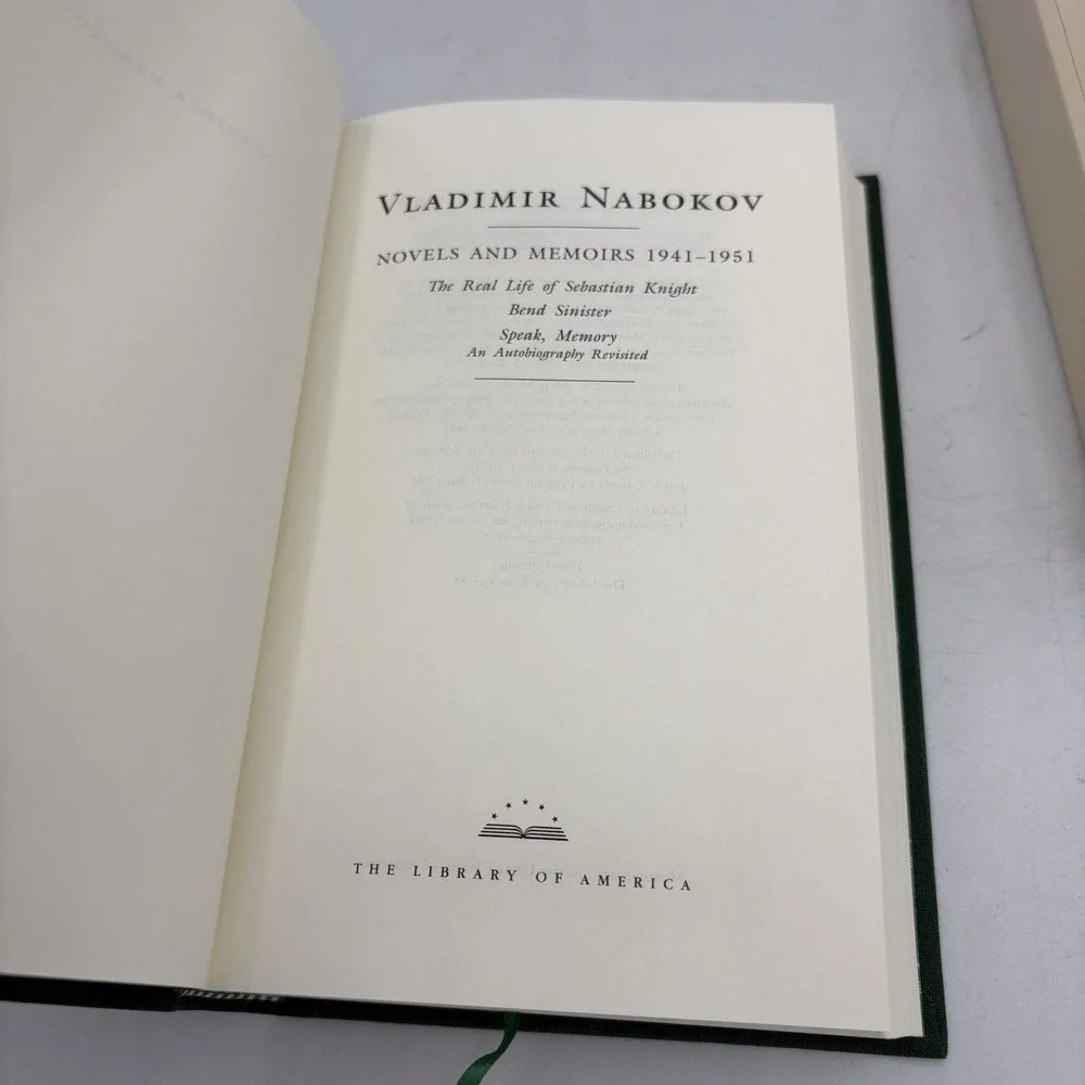 Vladimir Nabokov Novels Memoirs 1941-1951‎ Library of America 87 Case Folio